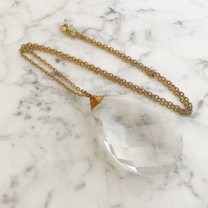 HARRIS-4 crystal chandelier pendant necklace - 