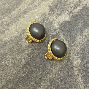 IVERSON vintage taupe clip earrings - 