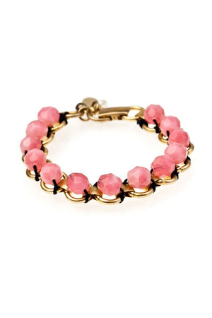 JACKSON BRACELET brass & vintage beads (more colours available) - 