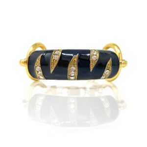 JIMMI vintage black and gold bracelet - 