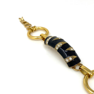 JIMMI vintage black and gold bracelet - 