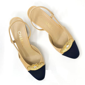 JULIET vintage Musi aurora borealis and gold tone shoe clips - 