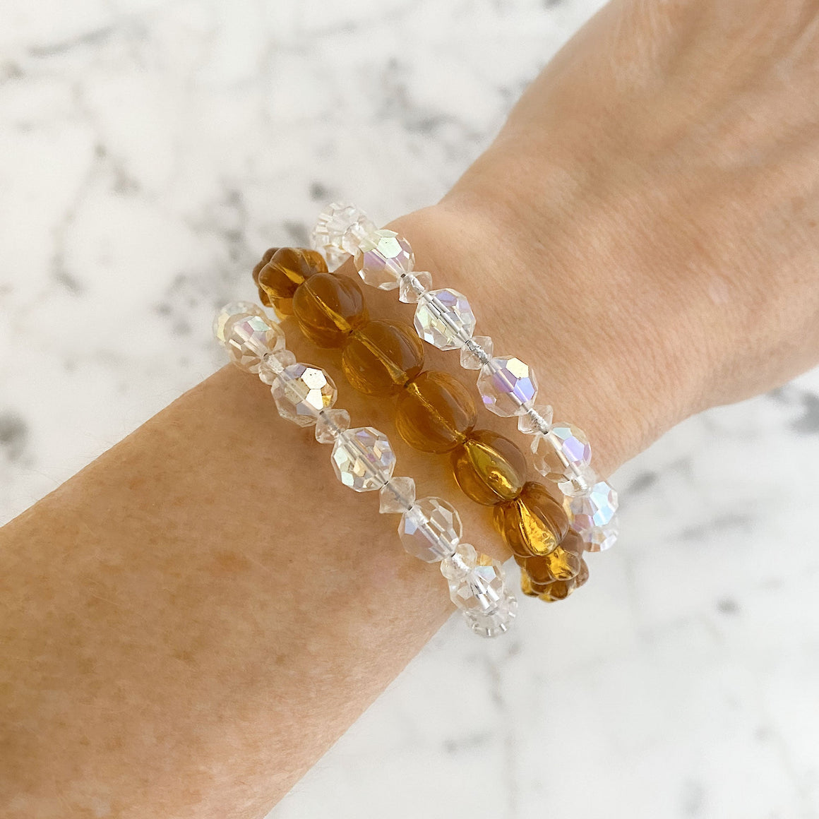 KADEN topaz crystal bracelet-GREEN BIJOU