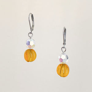 KADEN topaz crystal earrings - 