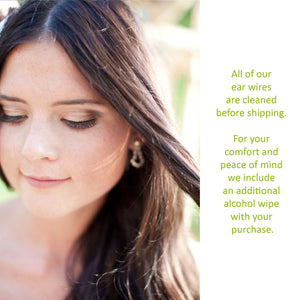 KIERSTYN french crystal and 18kt gold earrings - 