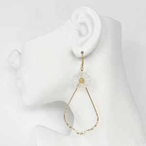 KIERSTYN french crystal and 18kt gold earrings - 