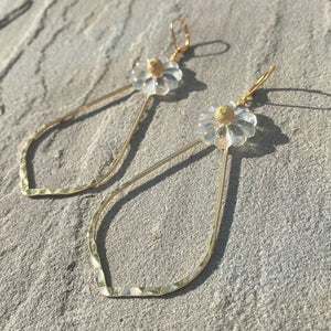 KIERSTYN french crystal and 18kt gold earrings - 
