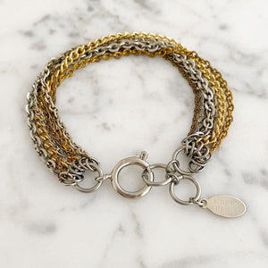 MASON mixed metal chain bracelet - 