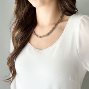 MASON mixed metal chain necklace - 