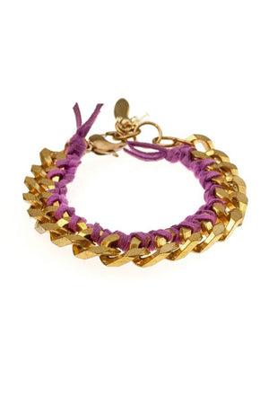 MON AMI BRACELETS brass & suede (more colours available) - 