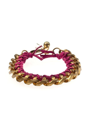 MON AMI BRACELETS brass & suede (more colours available) - 