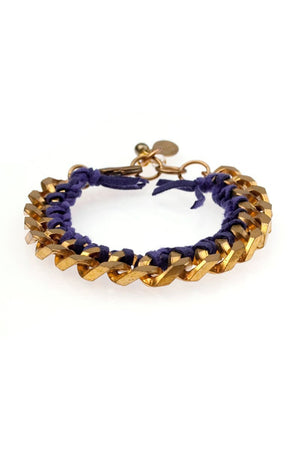 MON AMI BRACELETS brass & suede (more colours available) - 
