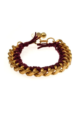MON AMI BRACELETS brass & suede (more colours available) - 