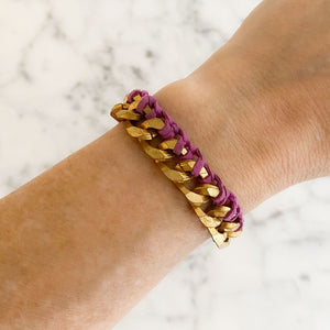 MON AMI BRACELETS brass & suede (more colours available) - 
