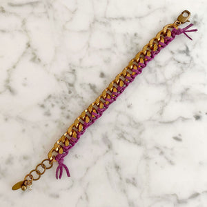 MON AMI BRACELETS brass & suede (more colours available) - 