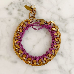 MON AMI BRACELETS brass & suede (more colours available) - 
