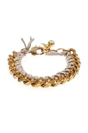 MON AMI BRACELETS brass & suede (more colours available) - 