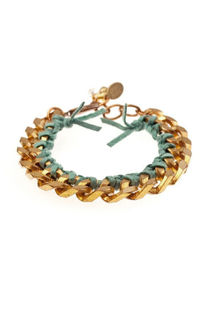 MON AMI BRACELETS brass & suede (more colours available) - 