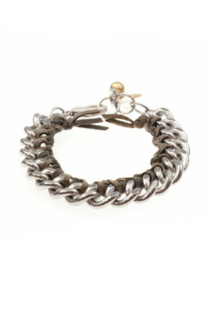 MON AMI BRACELETS steel & suede (more colours available) - 