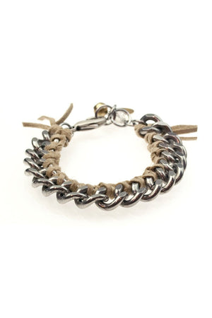 MON AMI BRACELETS steel & suede (more colours available) - 