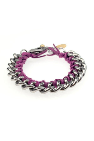 MON AMI BRACELETS steel & suede (more colours available) - 