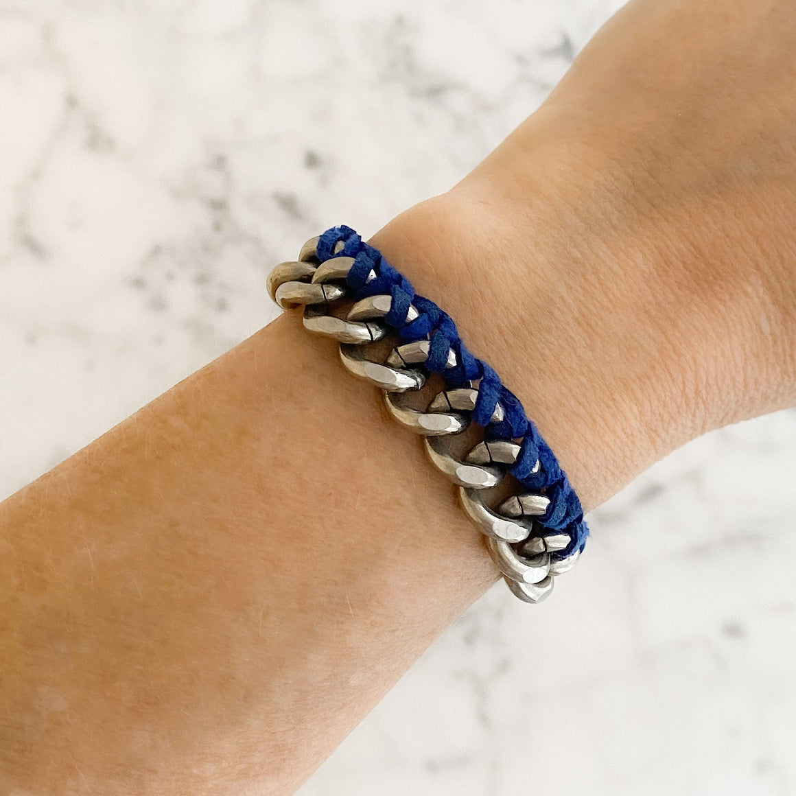 MON AMI BRACELETS steel & suede (more colours available)-GREEN BIJOU