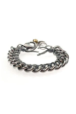 MON AMI BRACELETS steel & suede (more colours available) - 