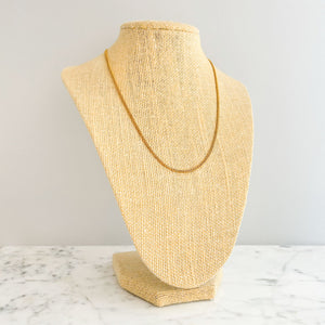 NINA vintage Nina Ricci gold tone curb chain necklace - 