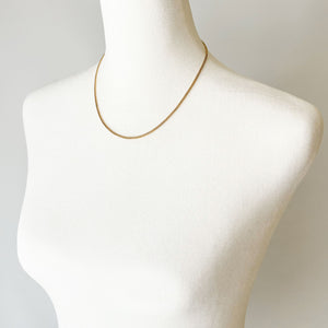 NINA vintage Nina Ricci gold tone curb chain necklace - 