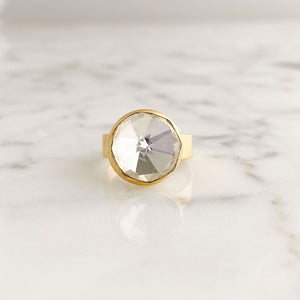 ONEIDA crystal ring - 