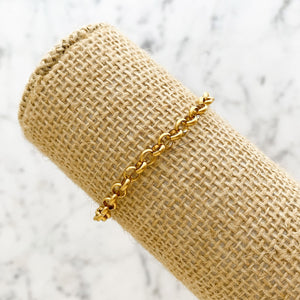 ORLA gold heart locket bracelet - 