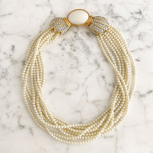 POSEY multi-strand pearl necklace - 