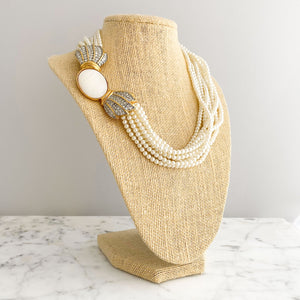 POSEY multi-strand pearl necklace - 