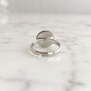 ROLAND silver and fire opal ring - 