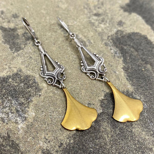 ROSENALL Art Nouveau long earrings - 