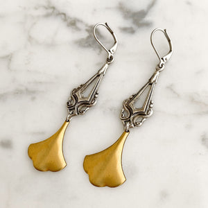 ROSENALL Art Nouveau long earrings - 
