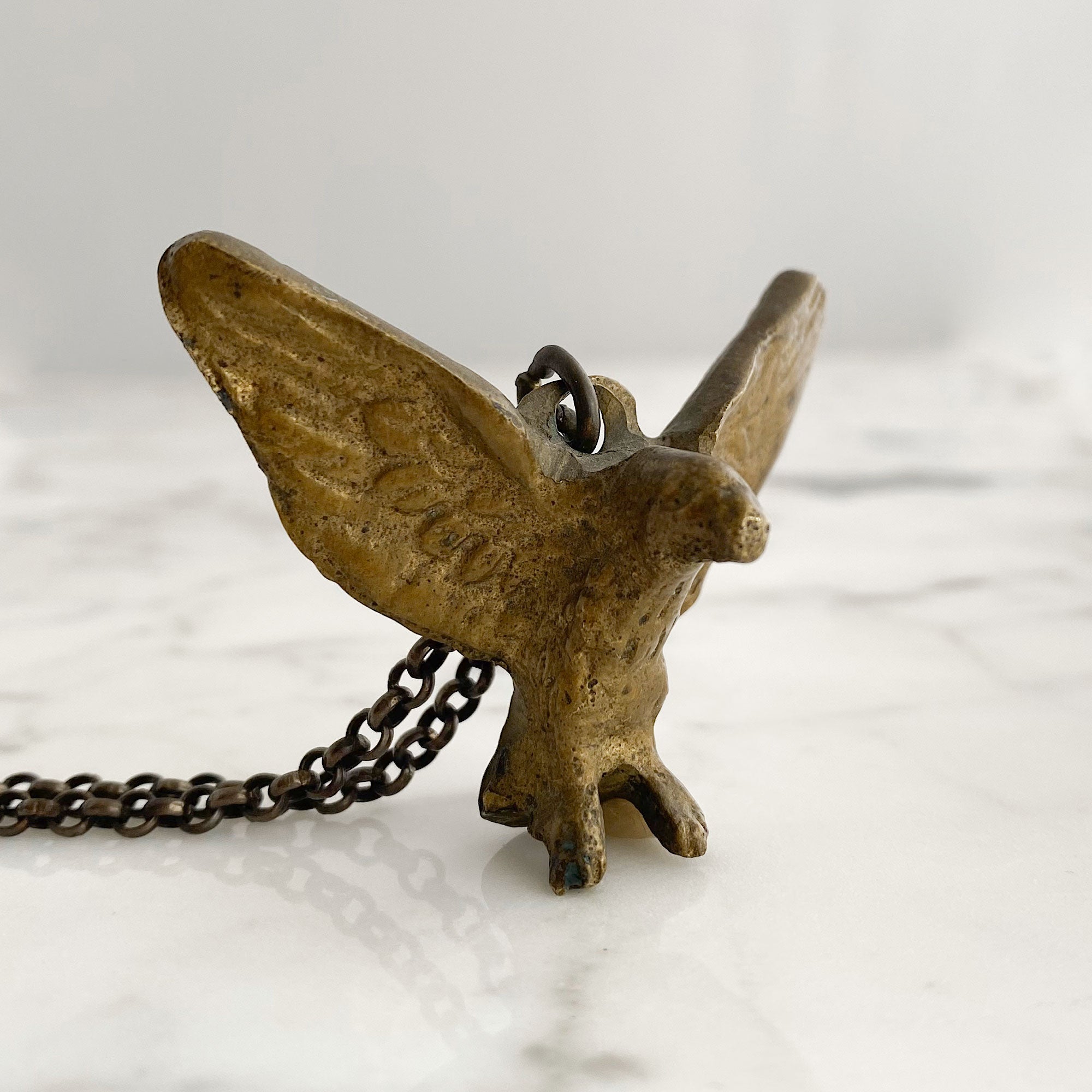 RUDY eagle pendant necklace from Italy-GREEN BIJOU