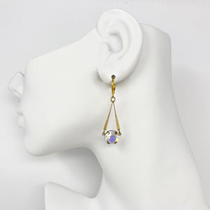 SERENITY Art Deco crystal earrings - 