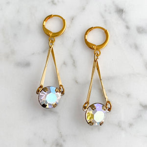 SERENITY Art Deco crystal earrings - 