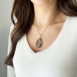 SIMONE French crystal pendant necklace - 