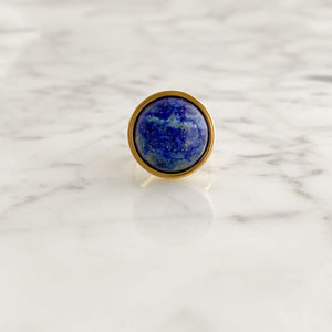 THATAM lapis lazuli cocktail ring - 