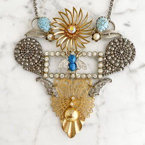 TIERNEY statement assemblage necklace - 