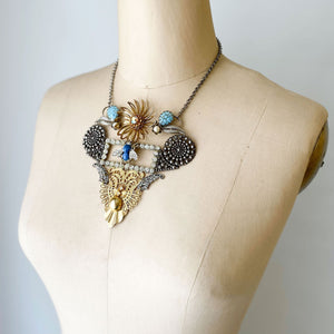 TIERNEY statement assemblage necklace - 