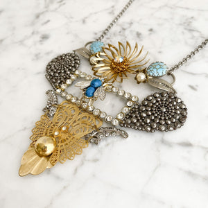 TIERNEY statement assemblage necklace - 