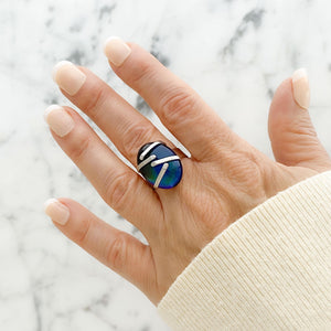 WALSH mood cabochon ring - 