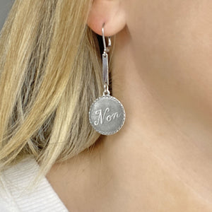 ABRIELLE Oui et Non french earrings - 