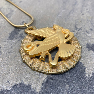 AILEEN statement dove pendant necklace - 