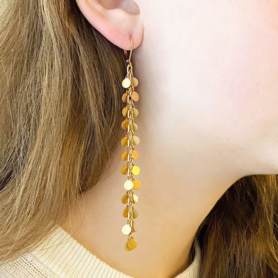 6MM Pearl Spiral Earring | Long Dangling Earrings S Shape Earrings | Gold  White Pearl Earrings – Huge Tomato