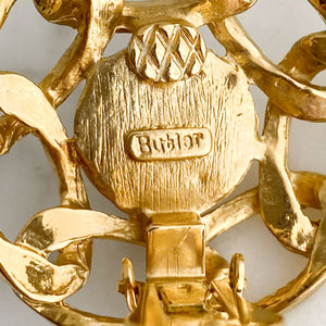 BUTLER gold chain clip earrings - 