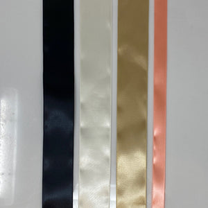 DOTTY coral ribbon pearl necklace - 